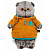 Мягкая игрушка Кот Басик в анораке Budi Basa Ks22-297